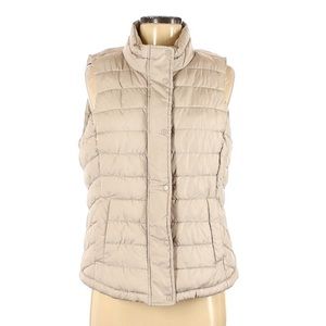 ❄️ Gap Outlet Puffer Vest Light Beige Size Medium